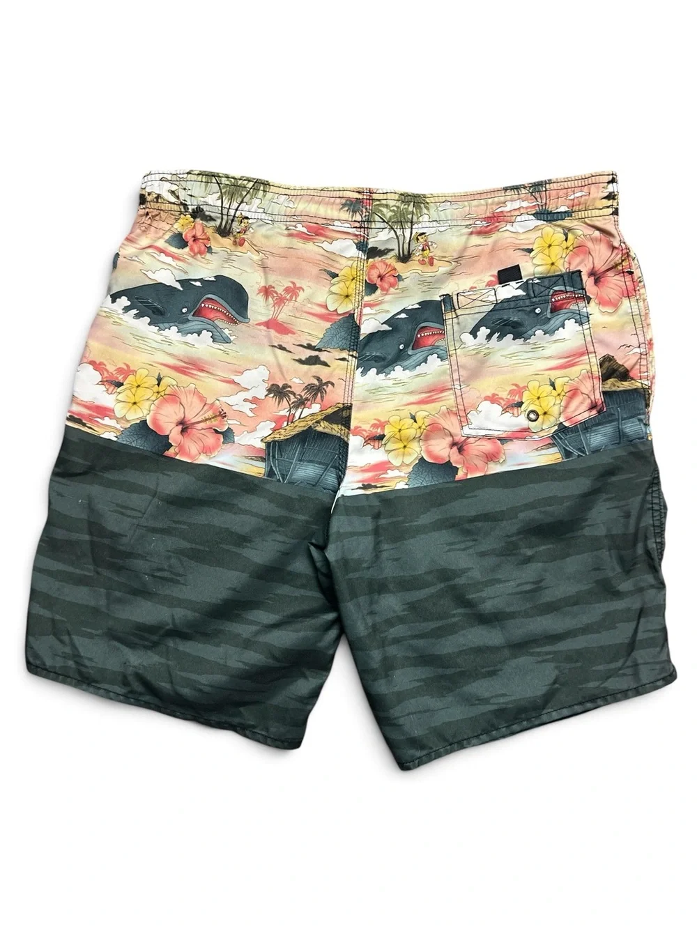 Disney x NEFF Pinocchio No Strings On Me Hawaiian Board Shorts M Y2K